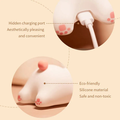 Rabbit LED USB Rechargeable Silicone Night Light