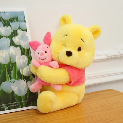Disney Winnie The Pooh Hugging Piglet Plush Toy