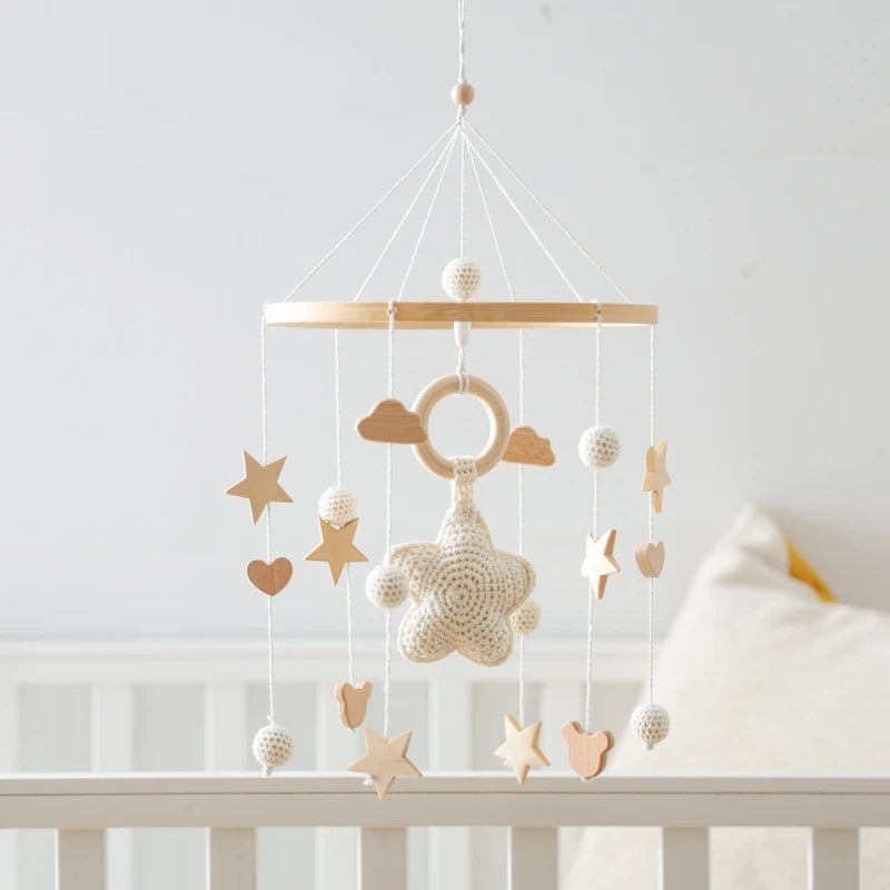 Baby Wooden Comfort Crib Mobiles