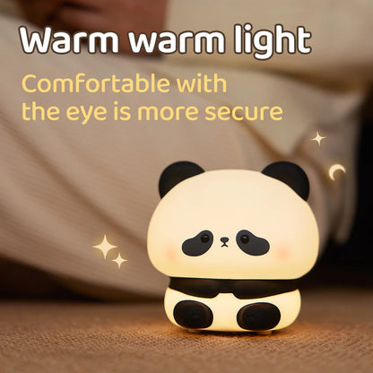 Panda LED USB Rechargeable Silicone Night Lights
