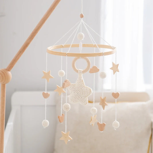 Baby Wooden Comfort Crib Mobiles