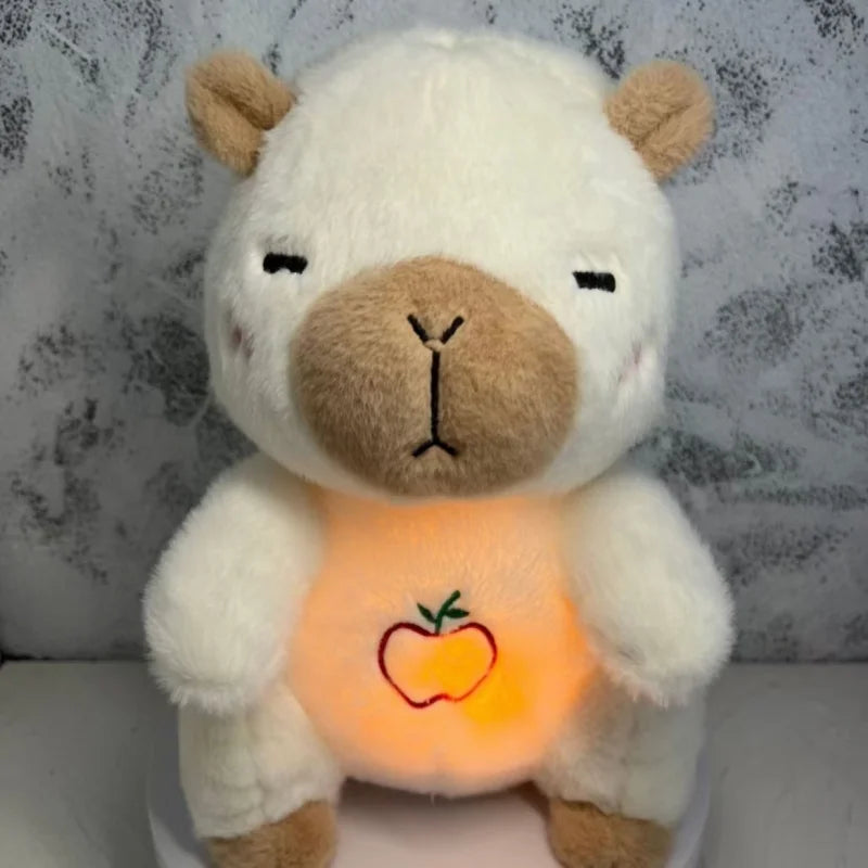 Baby Capybara Breathing Musical Plush Toy